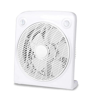 Celsius 30cm White Box Fan CELBF100 / 3 Speed Settings/ Great for Small Room