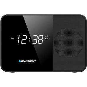 Blaupunkt Black BAC23BTC FM Alarm Clock Radio / 20 Preset Stations/ Bluetooth/ USB