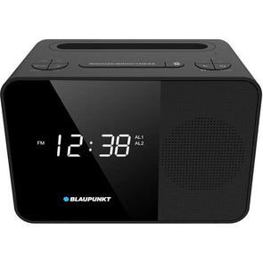 Blaupunkt Black BAC23BTC FM Alarm Clock Radio / 20 Preset Stations/ Bluetooth/ USB