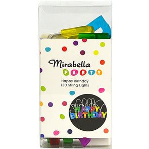 Mirabella Party Happy Birthday Coloured String Light