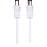Crest Dual Shield Antenna Cable 1.5 m - White