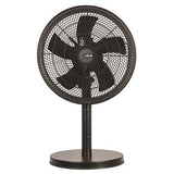 Click 30cm 5 Blades Matte Black Drum Table Fan / FT-30MD / 3 Speed Settings