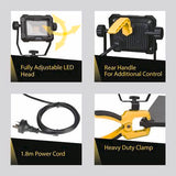 Arlec 10W 800lm LED Worklight with Spring Clamp - WL0113