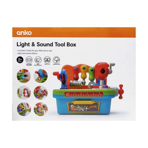Anko Light & Sound Tool Box/ Suitable for Ages 2+ Years