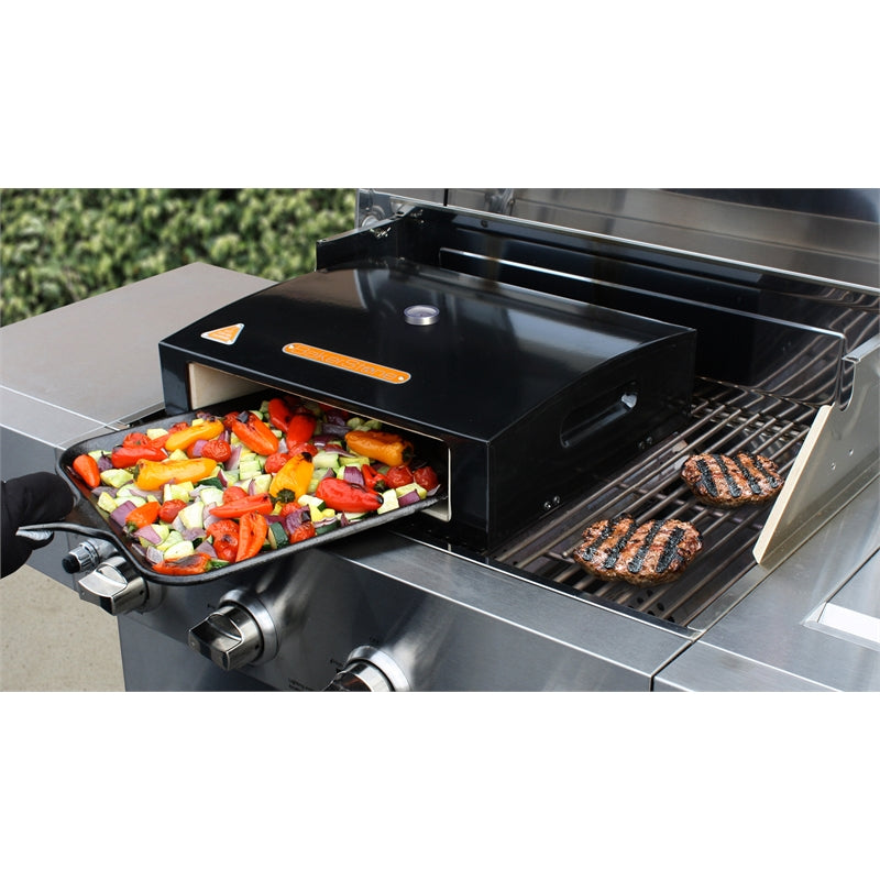 Bakerstone Barbeque Pizza Oven Box/Bake Pizza & Foods like a Wood-Fired Oven - TheITmart