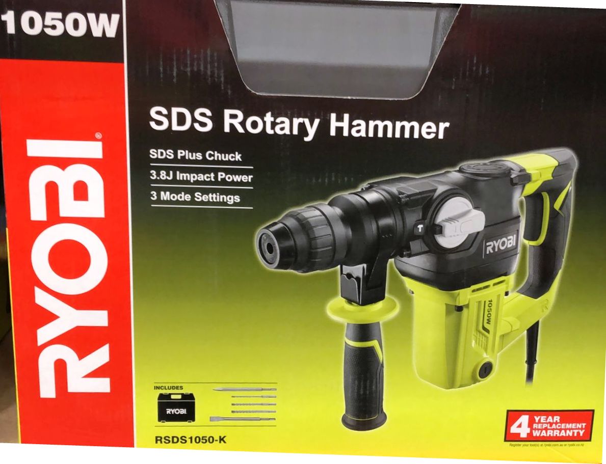 Ryobi 1050W SDS Rotary Hammer Drill - RSDS1050-K - TheITmart