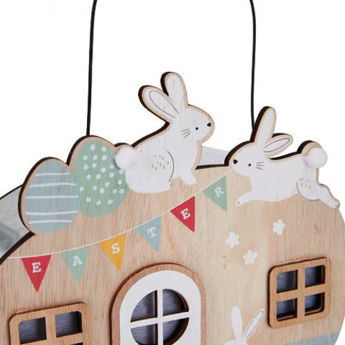 Easter Decoration Light-Up Caravan - Warm White LED