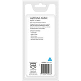 Crest Dual Shield Antenna Cable 1.5 m - White