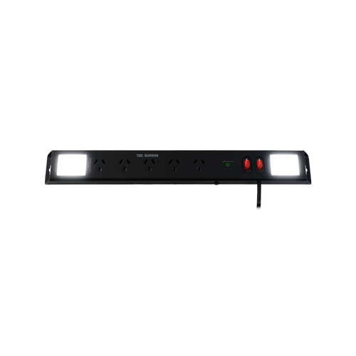 Tool Guardian 5 Socket Power Board Wall Mount With Light-GP5WML