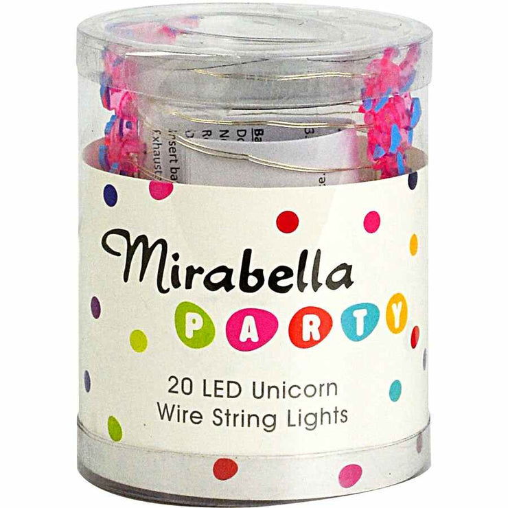 Mirabella Party 20 Unicorn Wire Lights Cool White