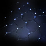 Mirabella Christmas Solar Powered 150 LED Net Lights - Cool White