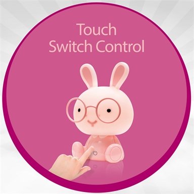Arlec Bunny Night Light With Touch Switch - Pink - TheITmart