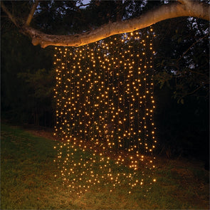 Lytworx 800 LED 8 Function Modes Warm White Connectable Curtain Lights