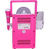 Techxtras Bluetooth Portable Karaoke with Disco Lights - Pink
