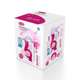 Techxtras Bluetooth Portable Karaoke with Disco Lights - Pink