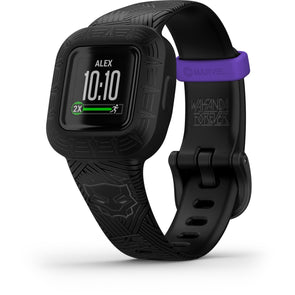 Garmin Vivofit Jr 3 - Floral Pink/Black Panther/Princess icons & More