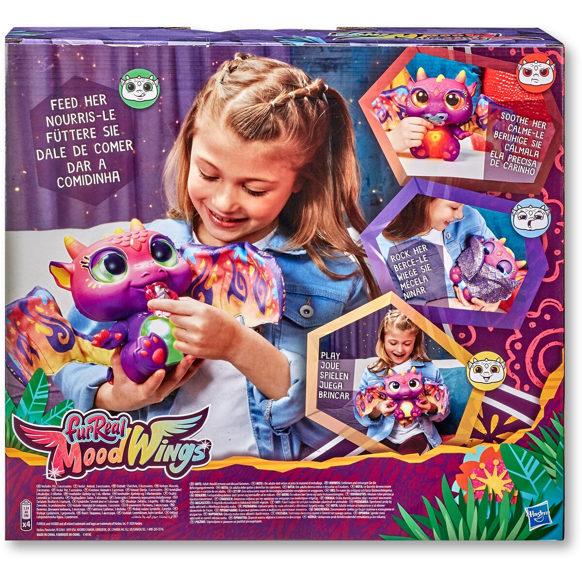 FurReal Moodwings Baby Dragon Interactive Pet Plush Toy - TheITmart