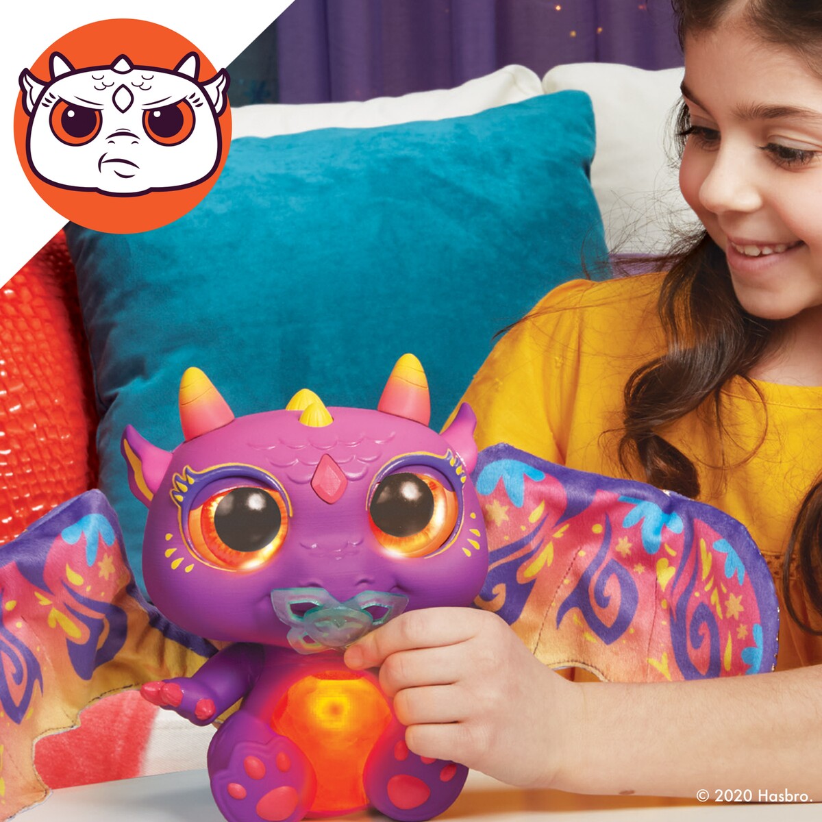 FurReal Moodwings Baby Dragon Interactive Pet Plush Toy - TheITmart