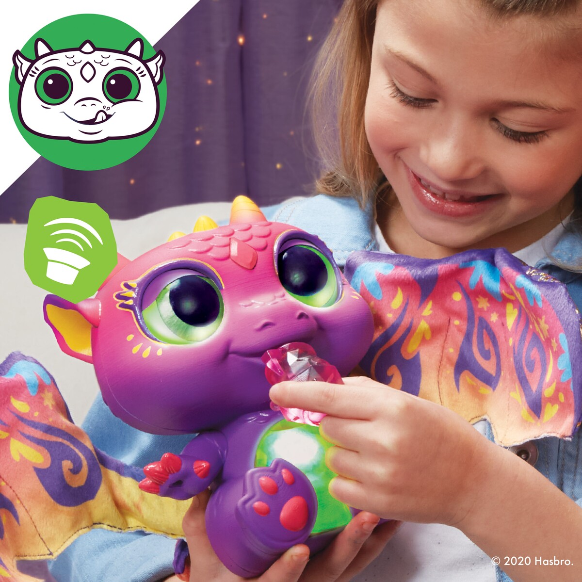 FurReal Moodwings Baby Dragon Interactive Pet Plush Toy - TheITmart