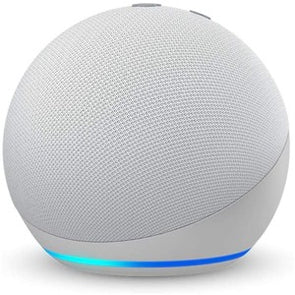 Amazon Echo Dot (4th Gen) Clock with Alexa - Glacier White/ Twilight Blue/ Charcoal