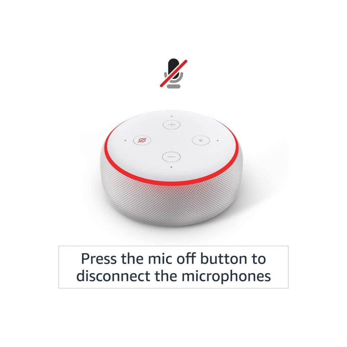 Amazon Echo Dot 3rd Gen - Sandstone/Charcoal/Heather Gray