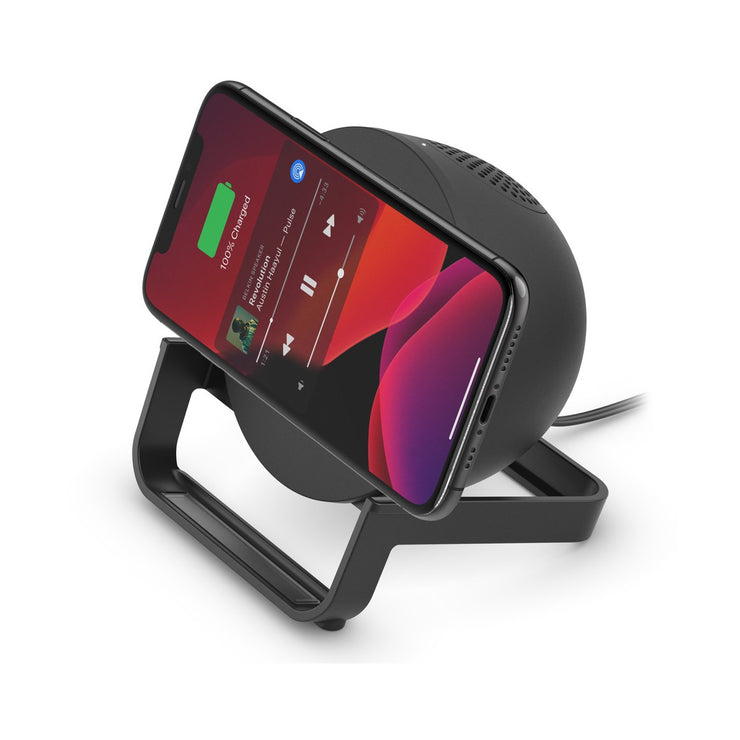Belkin Wireless Charging Stand + Speaker / Black