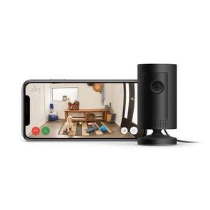 Ring Black Indoor Cam HD Video/Night Vision/Advanced Motion Detection