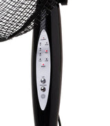 Celsius 40cm Black Pedestal Fan with Remote CELPF175 /Remote Control/ Tilt Adjustable