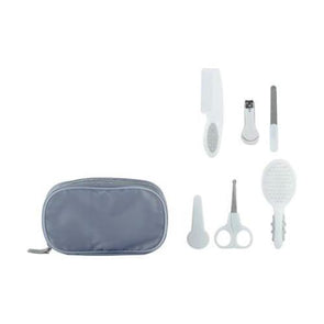 5 Piece Pet Grooming Kit - White & Grey