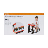 Musical Keyboard with Stool/Red/Ages 3+ Years - TheITmart