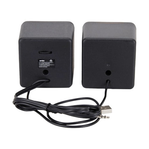 Anko Small 3W Desktop PC Speakers - Black