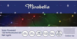 Mirabella Christmas Solar Powered 150 LED Net Lights - Multi-Colour