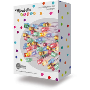 Mirabella Party 50 Colour Multi Function Sound Sensitive Fairy Light