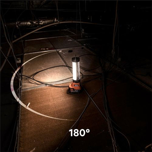 AEG 18V LED Jobsite Lantern Light - Skin Only / Bright 700 lumen LEDs