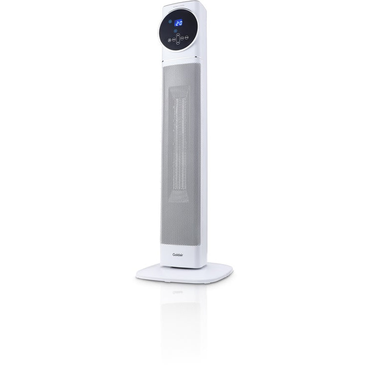Goldair 2200W Ceramic Tower Heater / Remote Control-White