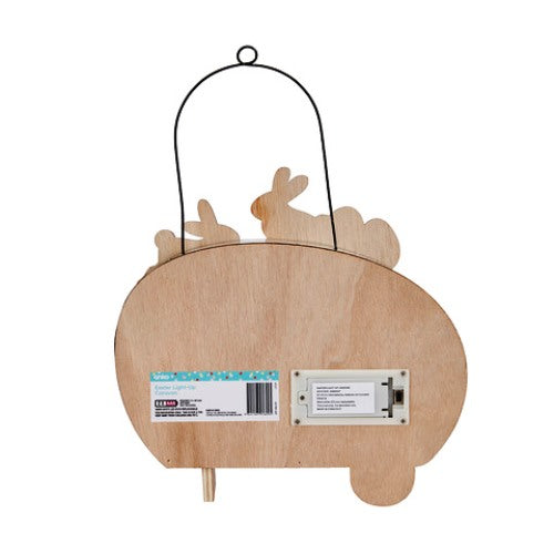 Easter Decoration Light-Up Caravan - Warm White LED
