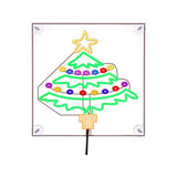 Arlec 30cm Gold Glitter Christmas Tree Battery Operated