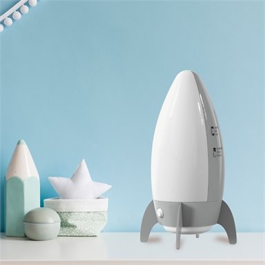 Arlec Rocket 3 Colour Changing LED Motion Activated Night Light - Grey