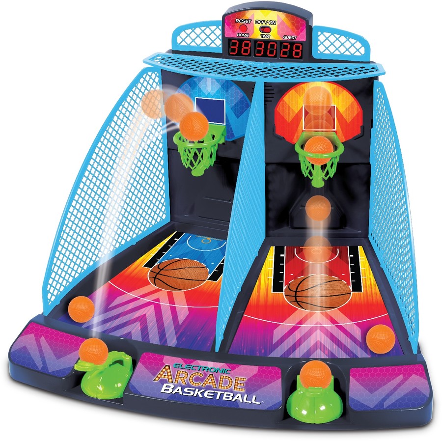 Electronic Arcade Basketball Game /Sound Effects /LED scoreboard /Auto Counter - TheITmart