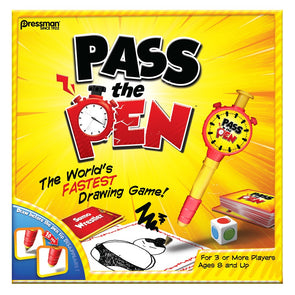 Pressman Pass The Pen Fastest Drawing Game / Suitable for 8+ Years