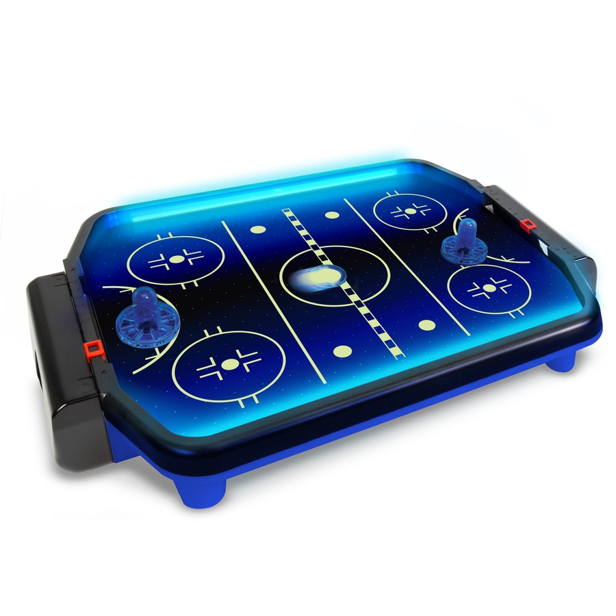Electronic Arcade Air Hockey Game - NEON Series/Suitable for Ages 6+ Years - TheITmart