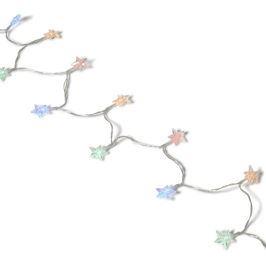 Mirabella Christmas Battery Operated 24 Multicoloured LED Stars Light Set - TheITmart