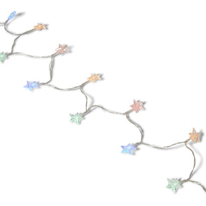 Mirabella Christmas Battery Operated 24 Multicoloured LED Stars Light Set