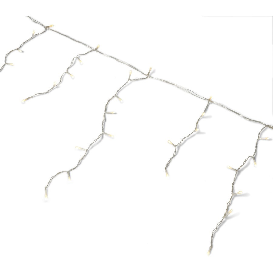 Mirabella Christmas 7.8m Low Voltage 250 Icicle Lights - Warm White
