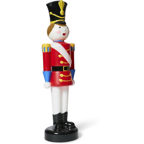 Mirabella Christmas 80cm Warm White Solar Powered LED Nutcracker