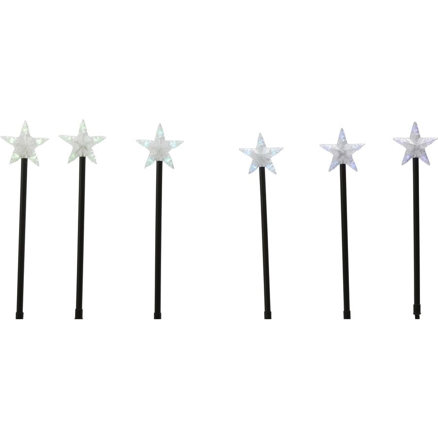 Mirabella Christmas Genio Wi-Fi 6 LED Star Garden Stake Light - 7 Colours