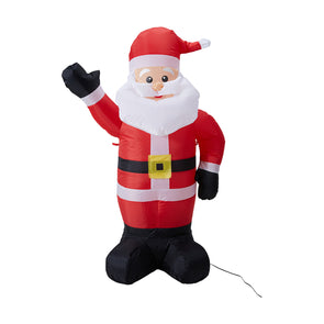 Anko Christmas Festive1.2m Inflatable Santa with Fixing Hooks & Ropes