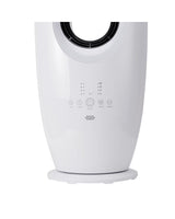 85cm White Floor Standing Bladeless Fan/4 Speed Settings/LED light Function