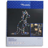 Mirabella Christmas Solar Powered 70 LED Kangaroo Silhouette - Multicoloured