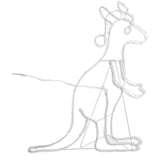 Mirabella Christmas Solar Powered 70 LED Kangaroo Silhouette - Multicoloured